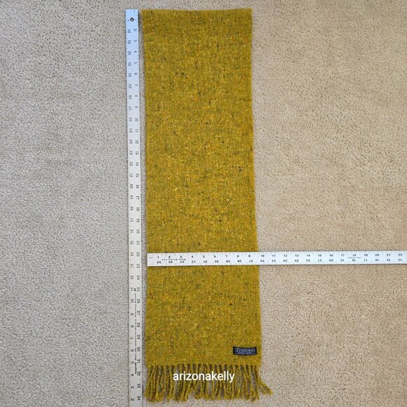 NWOT Foxford Cashmere Wool Scarf Tweed Donegal Speckled - Picture 12 of 12